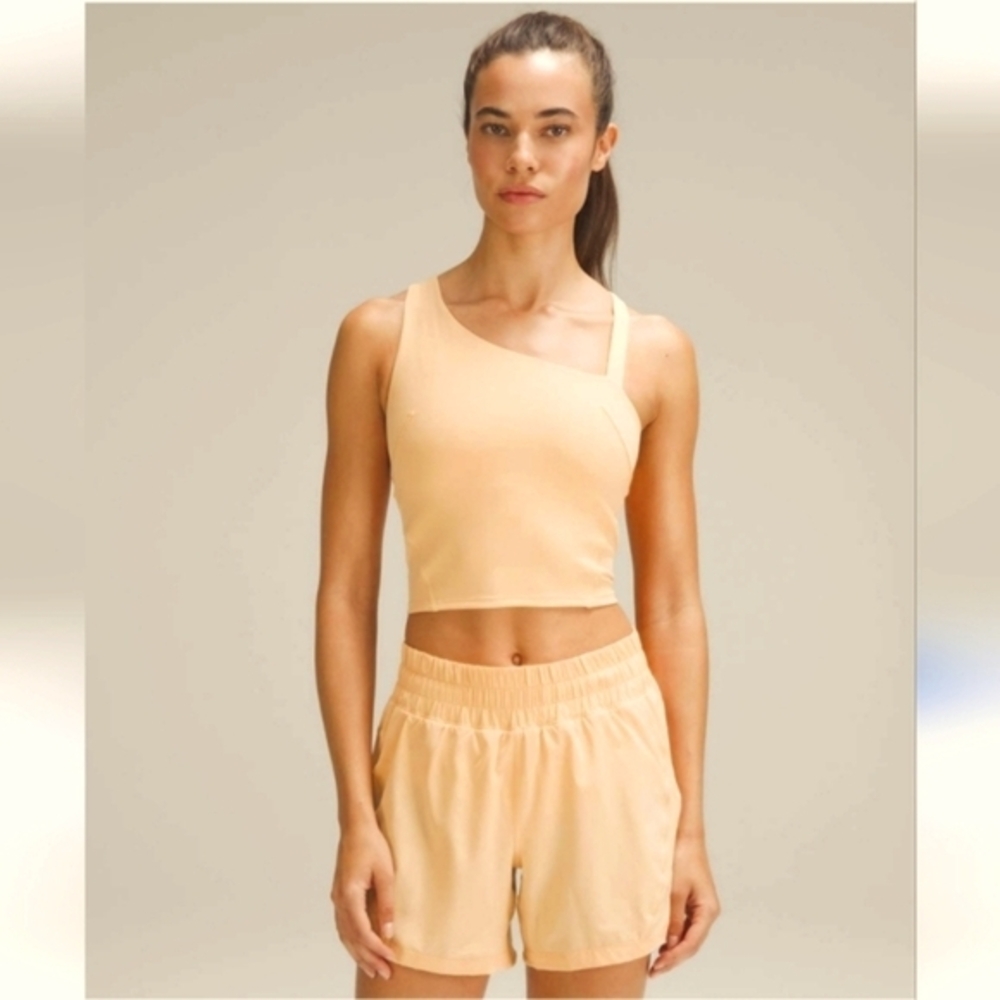 Lululemon‎ Everlux Asymmetrical tank top,2023,Summer Glow color,12